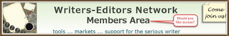 Writers-Editors Network Members Area banner